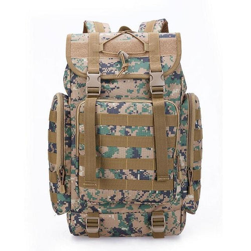 SC-3M50 Large Outdoor Military Style 50L Backpack/Daypack w/ 3 MOLLE B –  Survival Cat