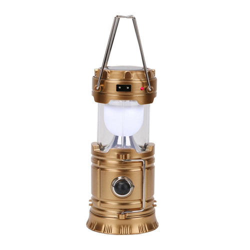 Collapsible Solar Powered Lantern with USB Charger – Survival Cat