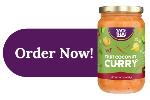 order now yai's thai red coconut curry