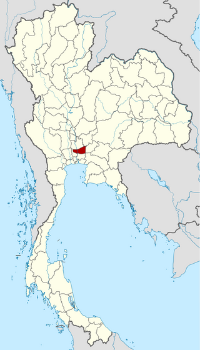 Map of Thailand - Pathum Thani Province 