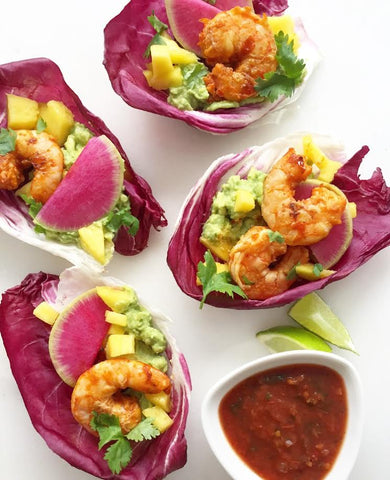 Thai Shrimp Wraps with Thai Salsa