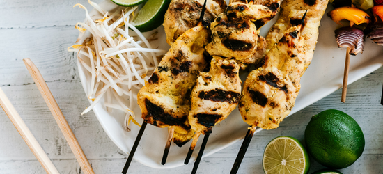 easy thai chicken satay