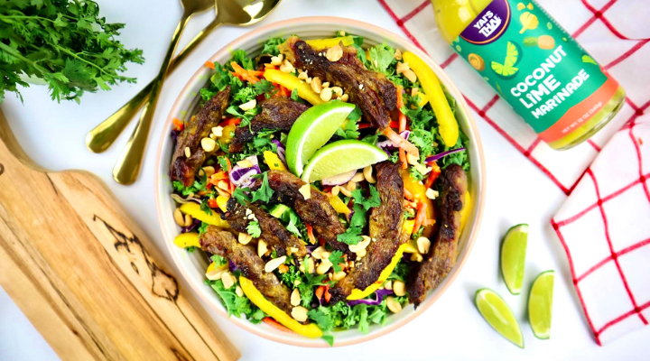 Coconut Lime Skirt Steak Salad