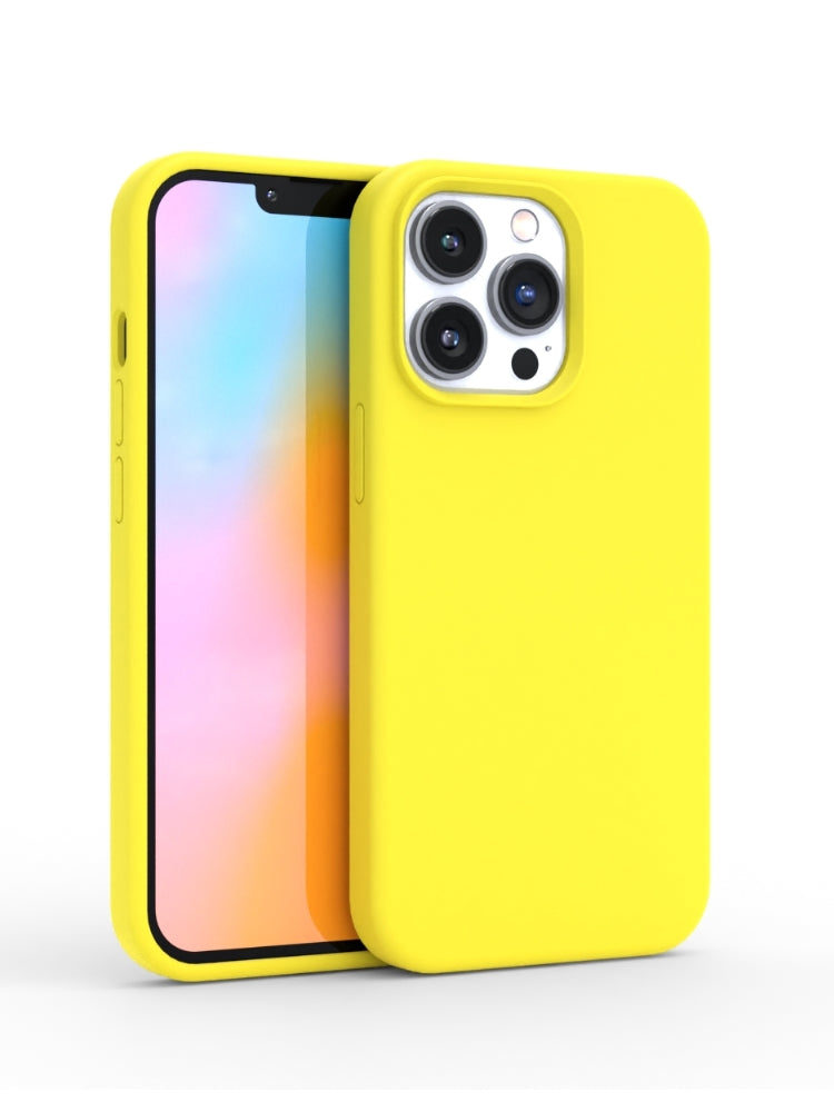 Neon Yellow Silicone iPhone Case