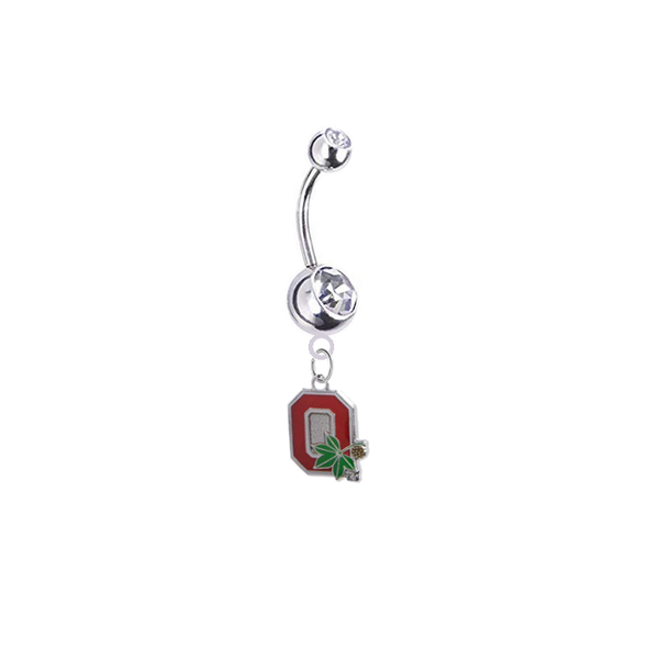 Ohio State Buckeyes College Belly Button Navel Ring - Pick Color ...
