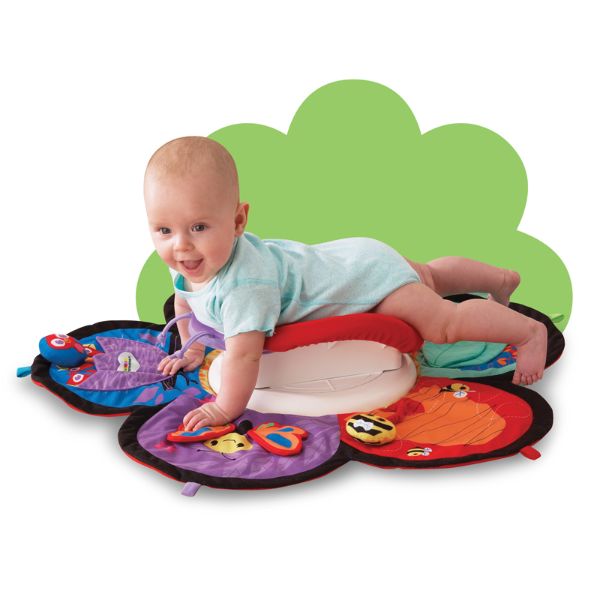 Lamaze Spin Explore Garden Gym Baby Activity Mat Infant