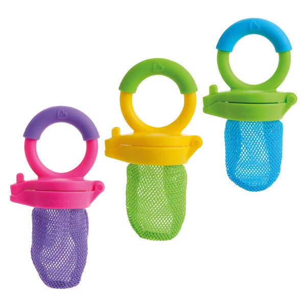 Munchkin Fresh Food Baby Feeder Teether 3 Colours Cute Baby