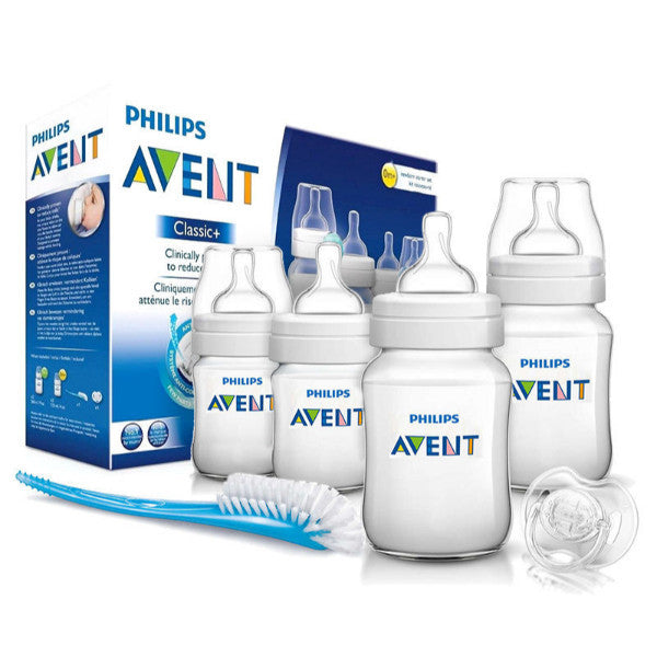 Philips Avent Classic Newborn Starter Set Feeding Bottles Cute