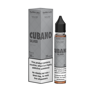 VGOD Salts Cubano Tobacco Silver