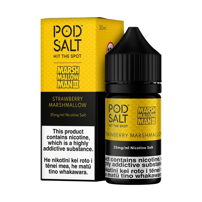 Pod Salt Fusions Strawberry Marshmallow | Marshmallow Man III