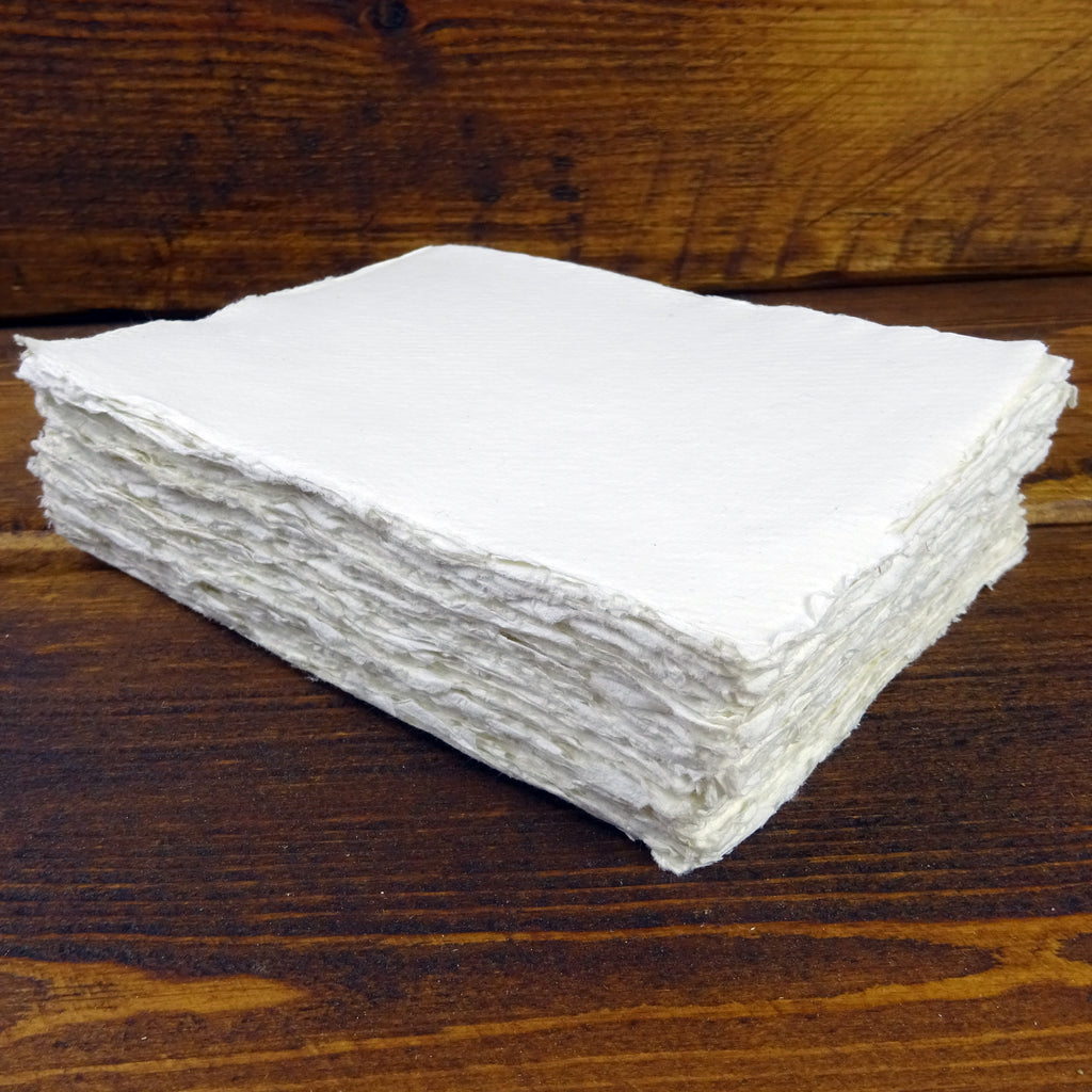 A6 White Cotton Rag Artist Paper, 150GSM, for Watercolour, Painting, D