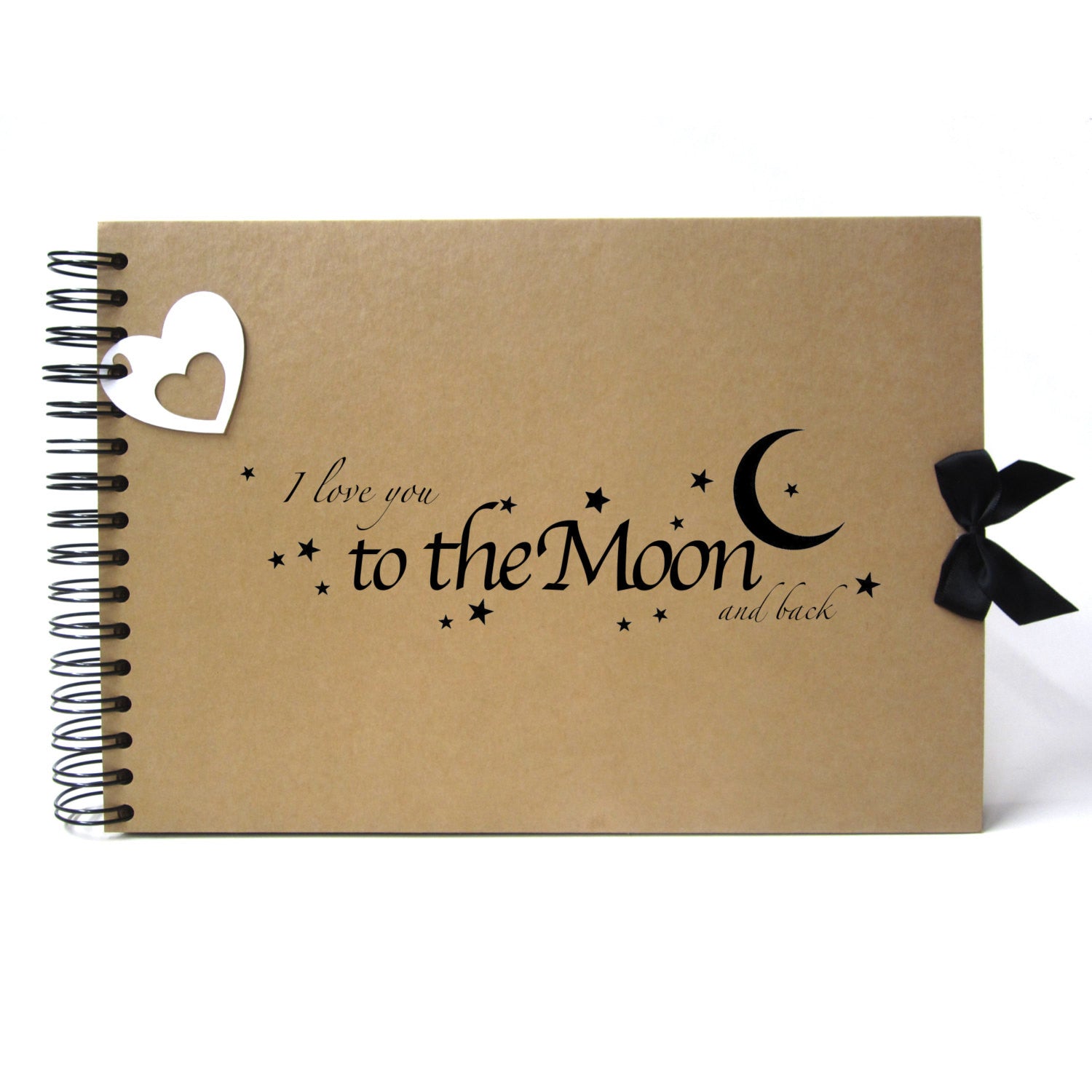 Scrapbook A5 I Love You To The Moon And Back Card Pages Photo Al Paperesque