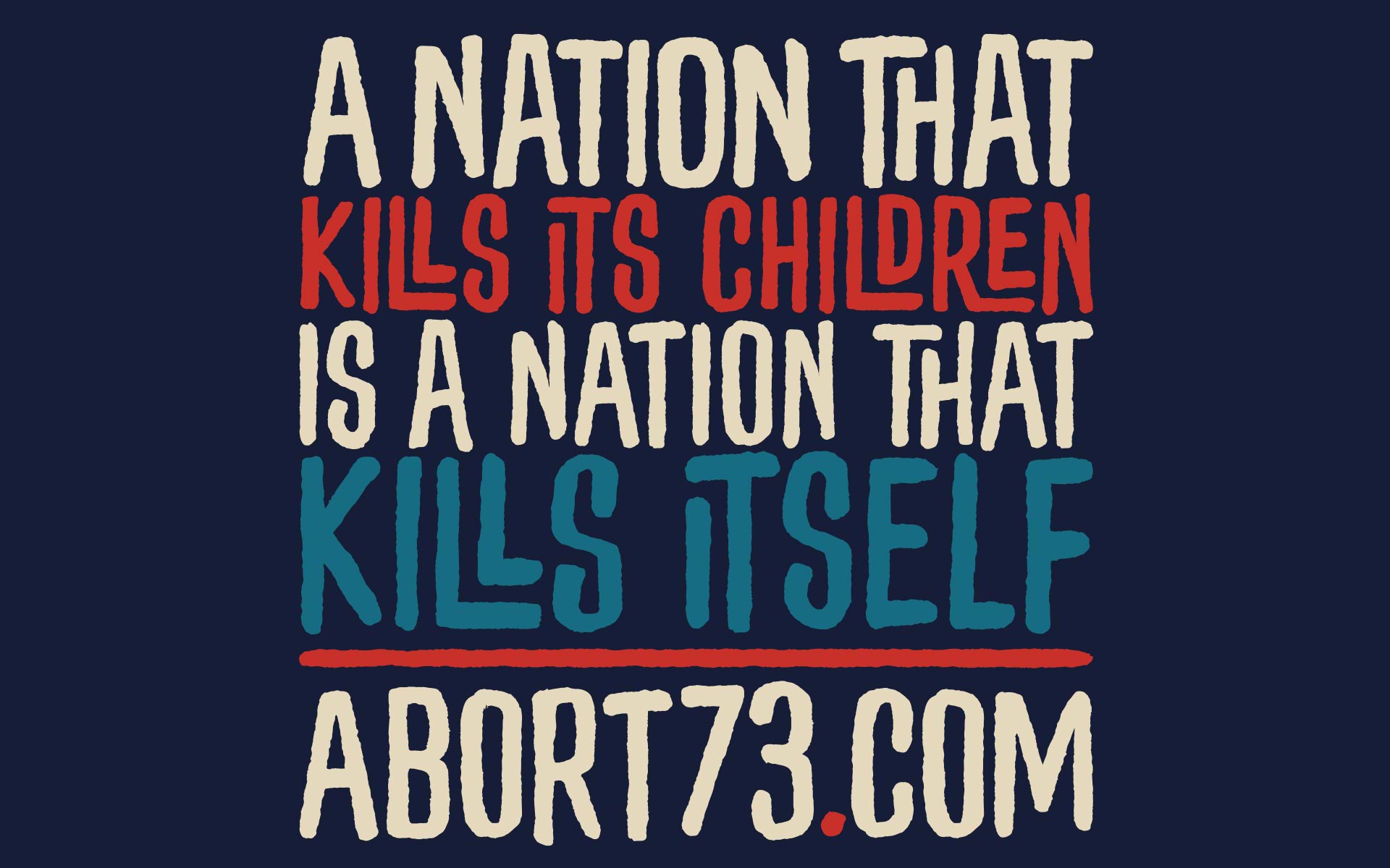 A Nation That Kills Its Children Is A Nation That Kills Itself Pro Life Social Graphic Abort73