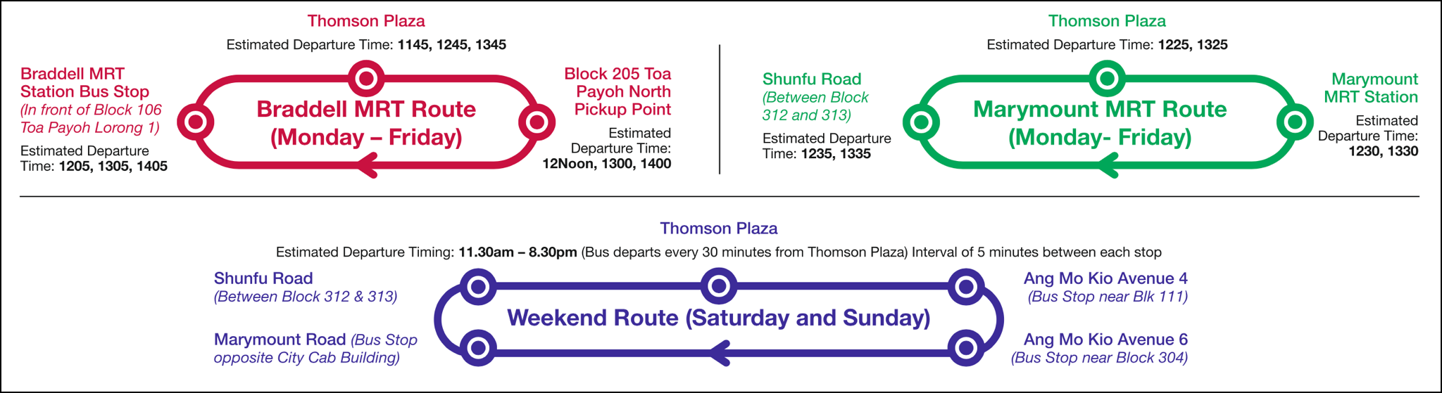 Shuttle Bus To Thomson Plaza