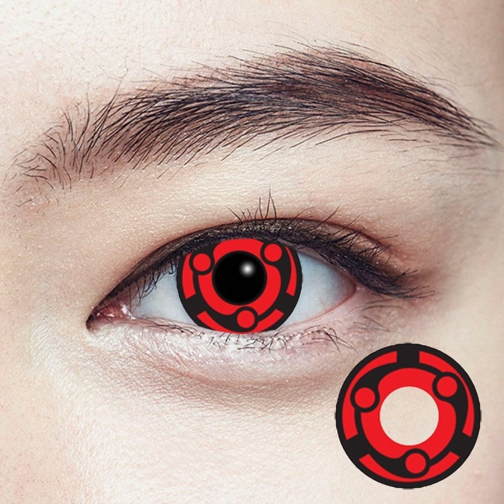 Geolica Crazy Lens Cp S9 Naruto Madaras Eternal Mangekyou Sharingan 2box