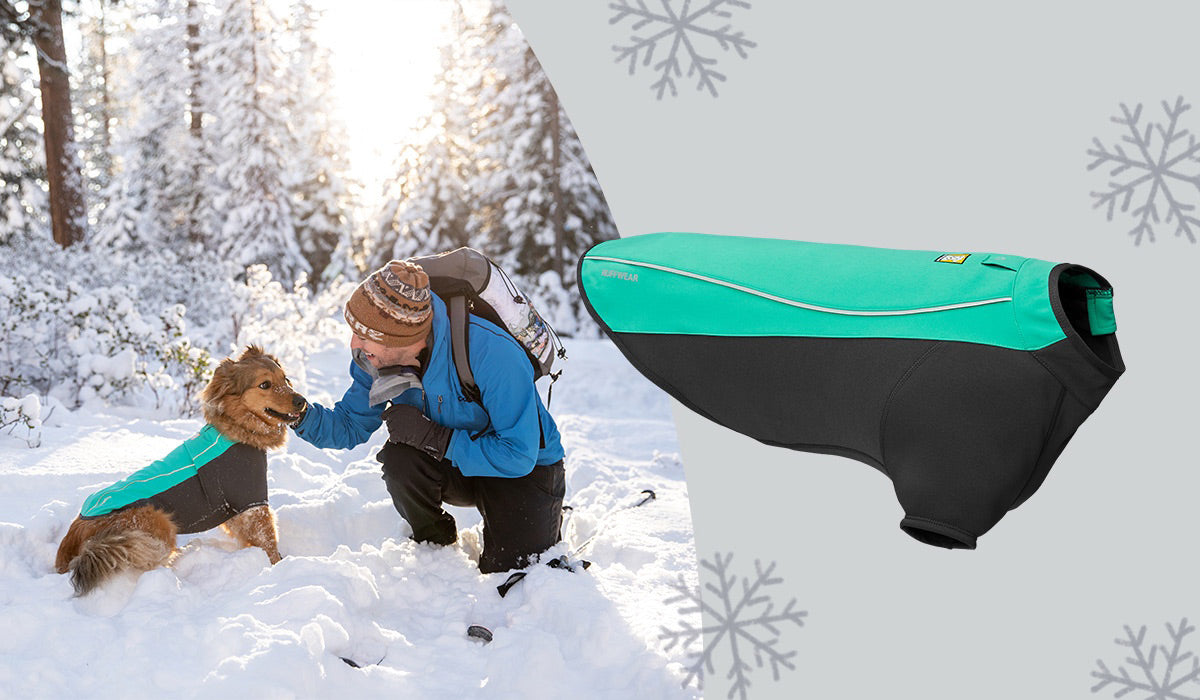 Check out Ruffwear's new color for the Cloud Chaser™ Dog Jacket. 