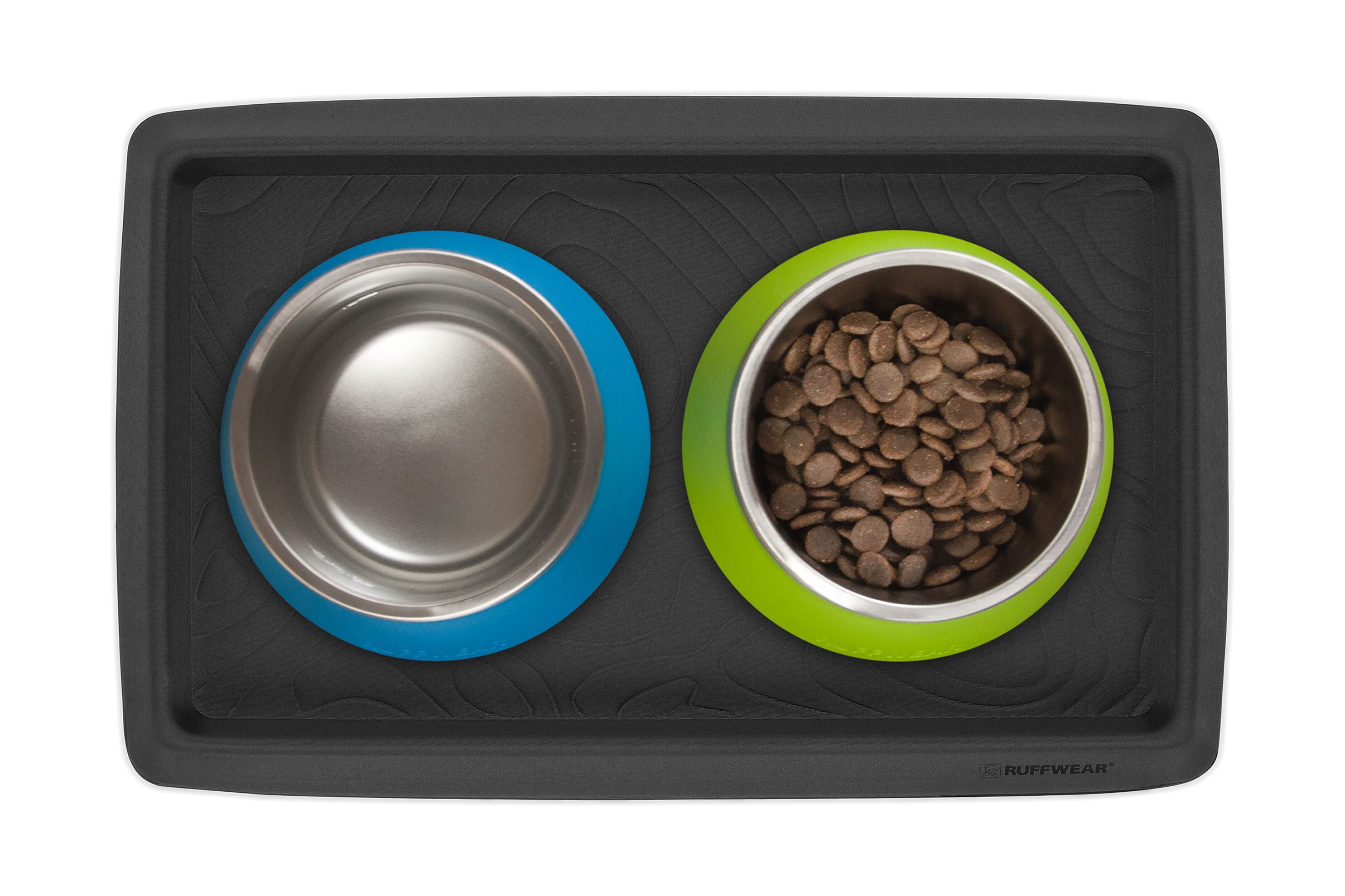 An image of the Ruffwear Basecamp™ Mat for dog food and water bowls.