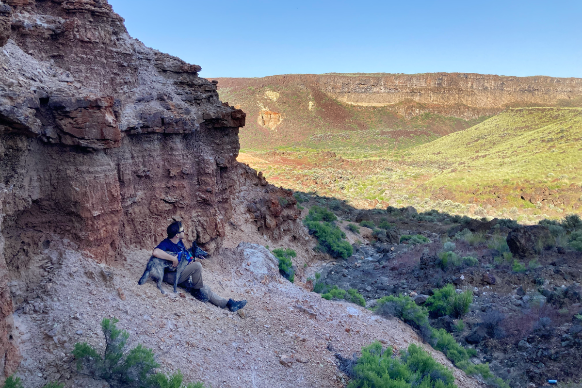 Ty and Zorra enjoying the view.