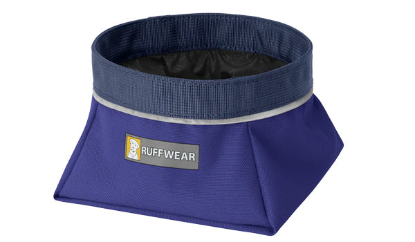 Quencher™ Packable Dog Bowl in Huckleberry Blue