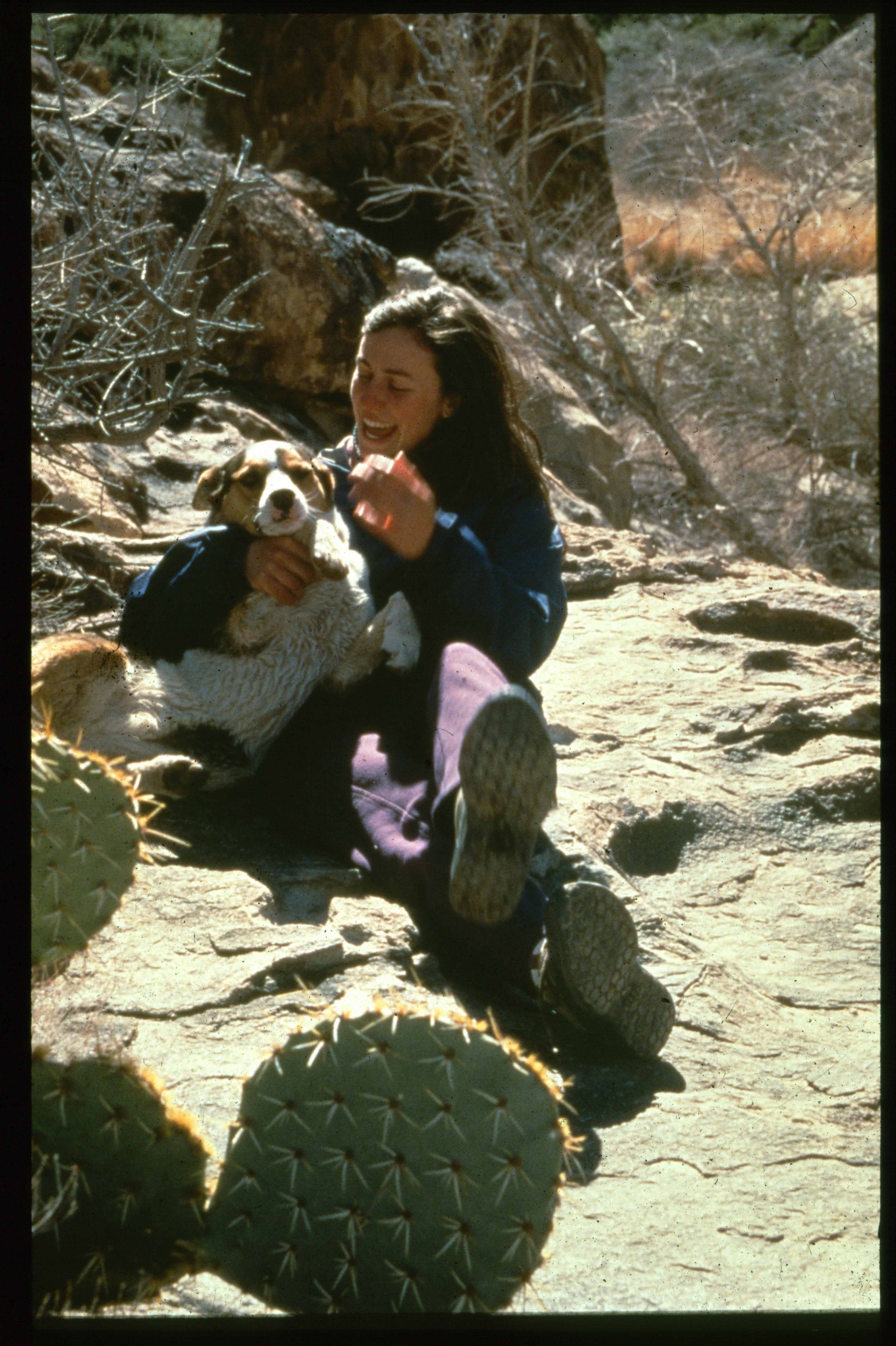 steph and fletch in hueco tanks