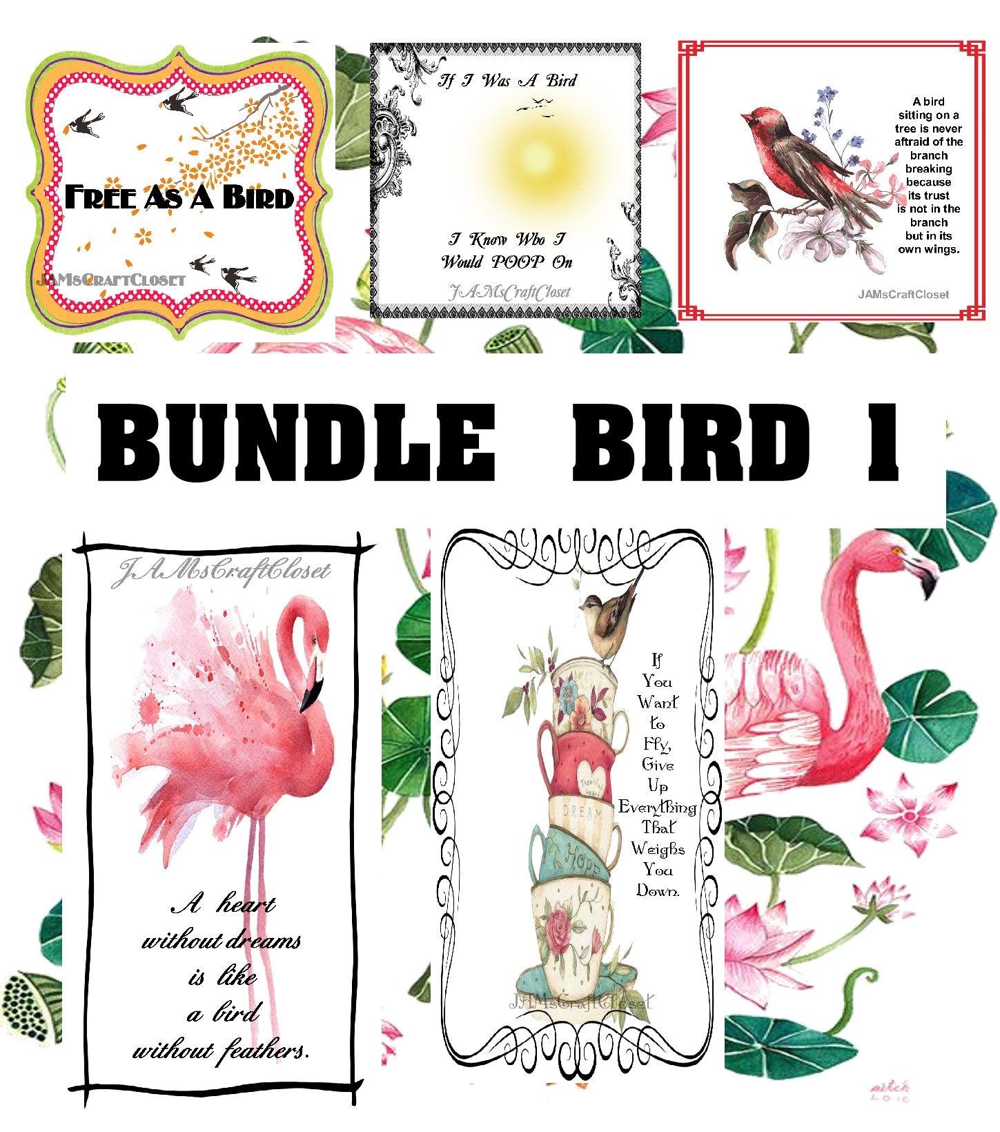 Download Bundle Bird 1 Graphic Design Downloads Svg Png Jpeg Files Sublimation Jamscraftcloset