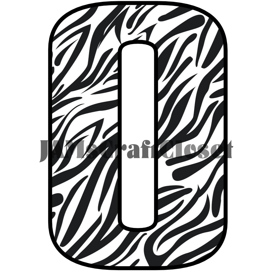 NUMBER SETS Digital Graphic Design Typography Clipart SVG-PNG Sublimation ZEBRA PRINT Design Download Crafters Delight