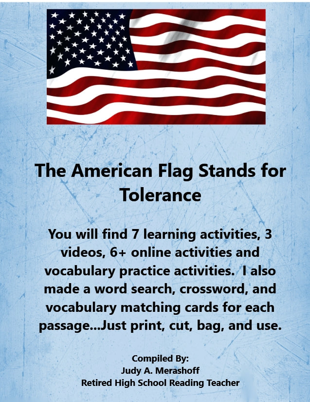 american flag stands for tolerance essay