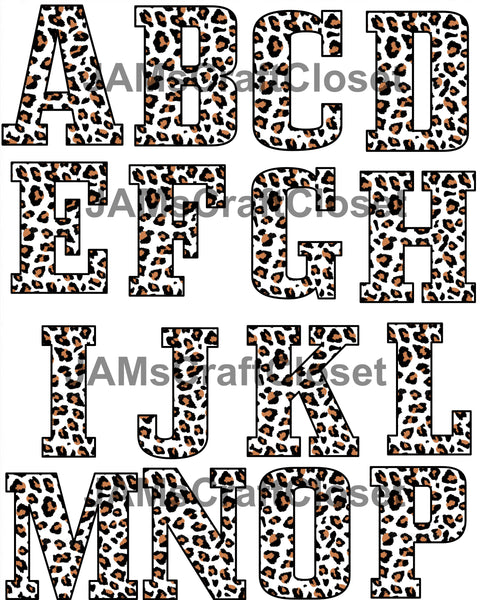 ALPHABET SET Digital Graphic Design Typography Clipart SVG-PNG Sublima ...