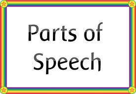 Parts of Speech Coloring Sheets With Answer Key English Language Arts