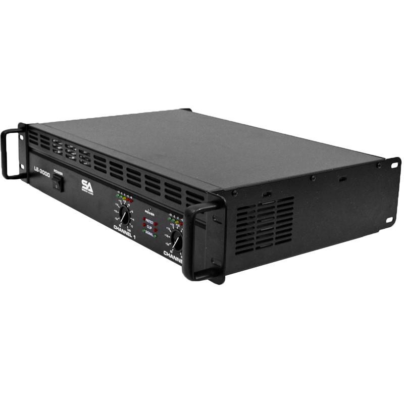 LE 3000  Power Amplifier  with 3000  watts  Amp  Seismic 