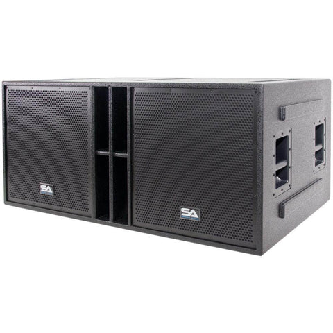 The Quad 18 4 X 18 Inch Subwoofer Cabinet 4x18 Sub Woofer