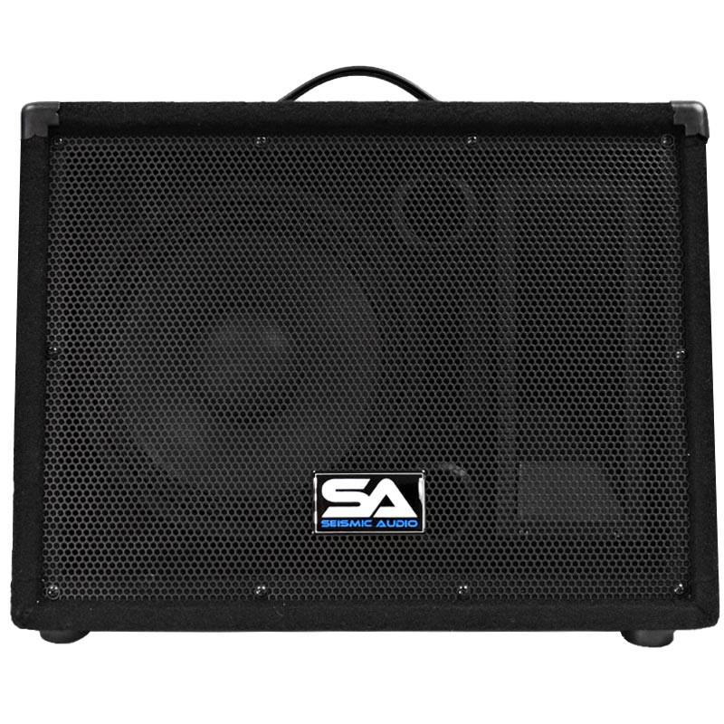 Pair of 10" Floor or Stage Monitors with pole mount for Mains Bands