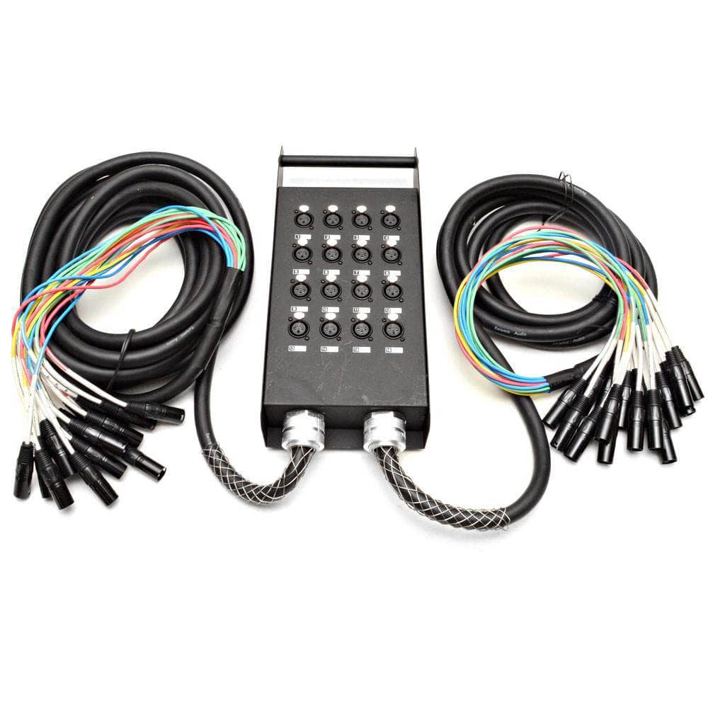 seismic audio 16 channel splitter snake