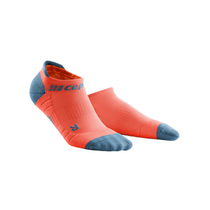 CEP | No Show Socks 3.0 | Women | Coral/Grey - Confluence Running Company