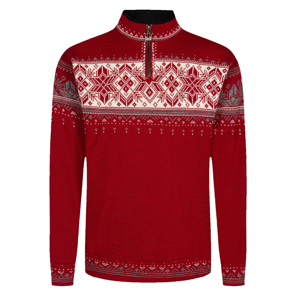 Norwegian women's sweater in Setesdals design, redNorfinde - Stateshop  Fashion