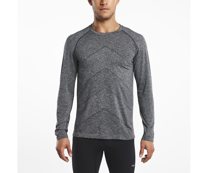 saucony men's dash seamless long sleeve