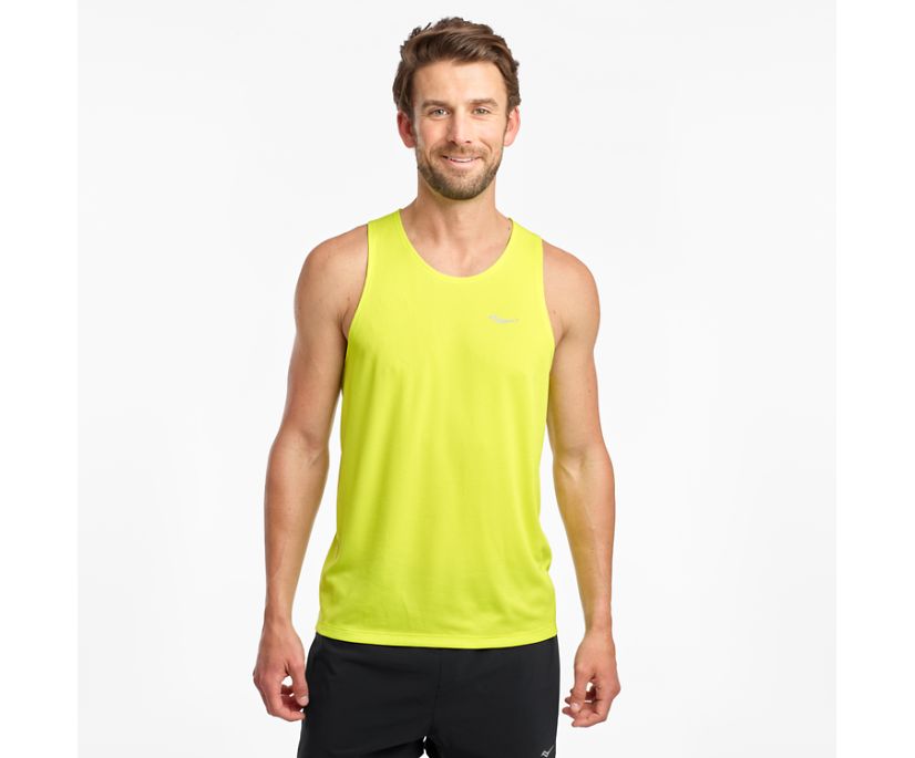 Brooks Atmosphere Singlet 2.0 Men's Running Apparel Marigold/Sun