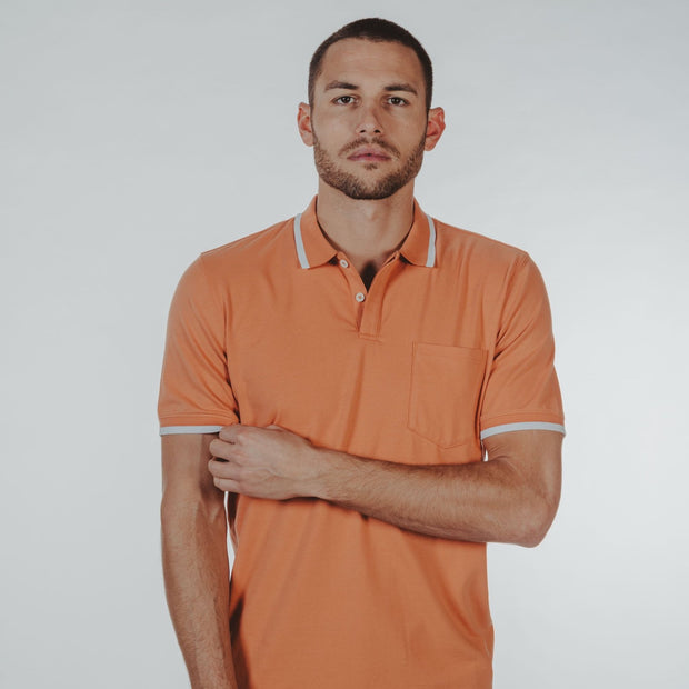 The Normal Brand | Active Puremeso Tipped Polo | Men's