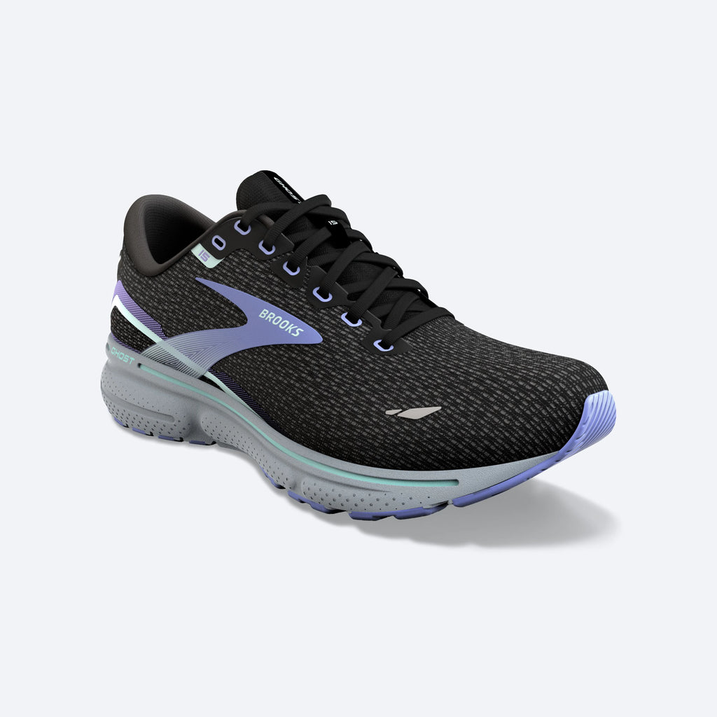 Brooks Ghost 15 Women's Black/Jacaranda/Salt Confluence Running