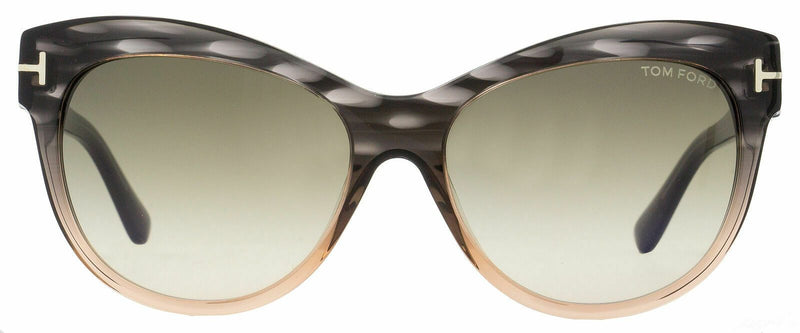 Tom Ford Sunglass Women Cat Eye Style Ft430s p 56 Lily p Melange Eyewear District