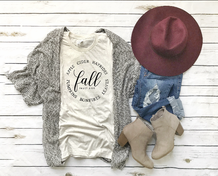 Fall Sweet Fall T-Shirt – Modern Rustic Home