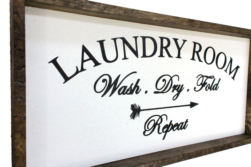 Laundry Room Sign - Modern Rustic Home