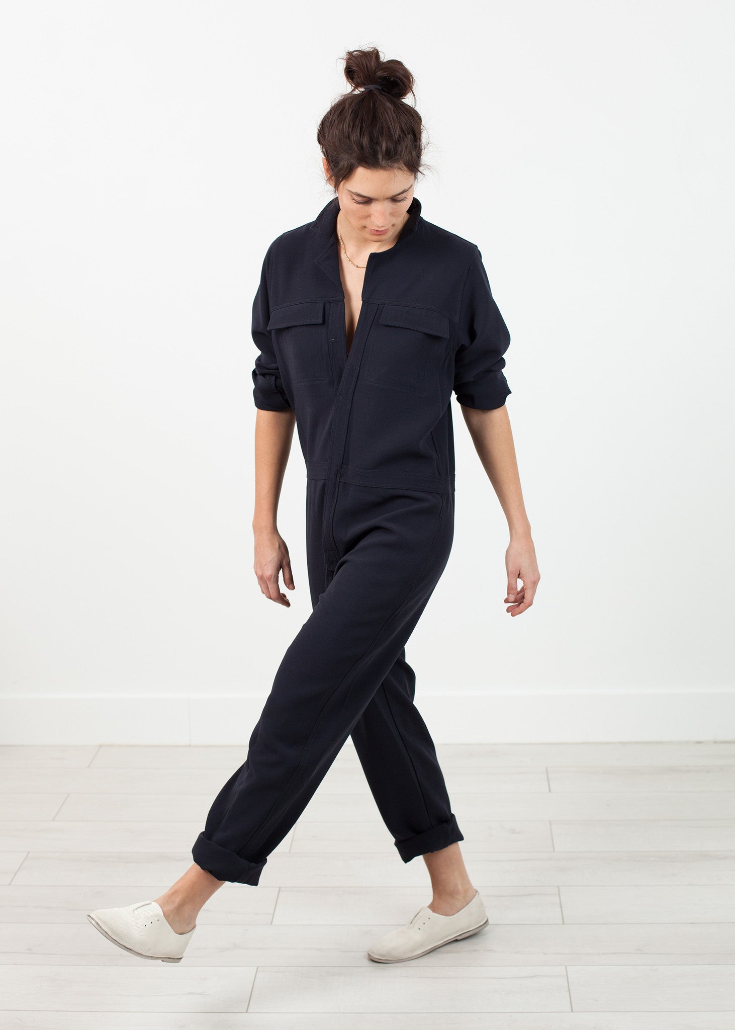 Worker Jumpsuit in Navy – Paul Channels