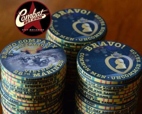 Bravo Company poker chips