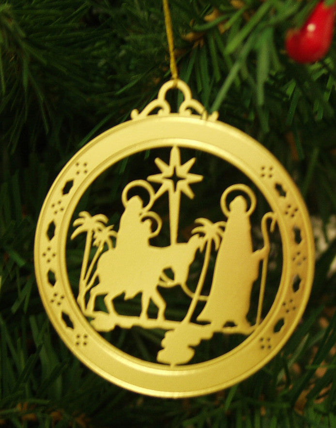 brass christmas ornaments