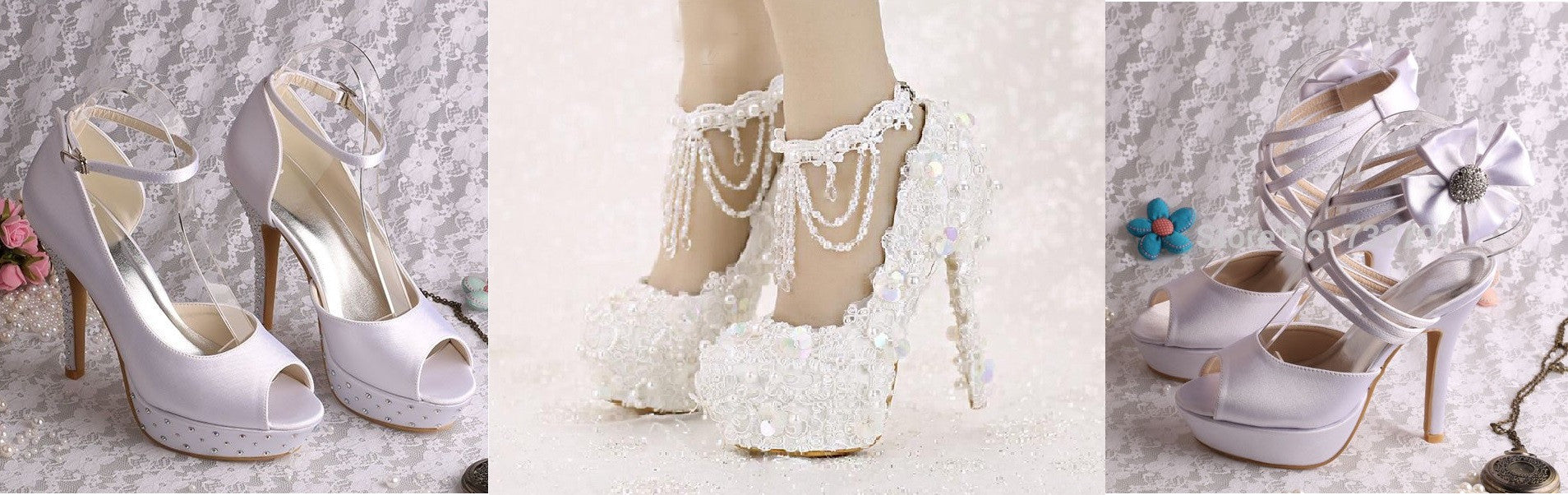 .com .com  Elivandon 16051 Wedding Shoes Bling Bridal