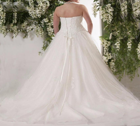 Plus Size Corset Wedding Dresses At Bling Brides Bouquet Online Brid