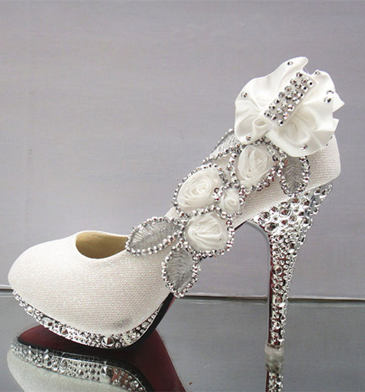 Wedding Shoes Rhinestone Glitter Shoes 