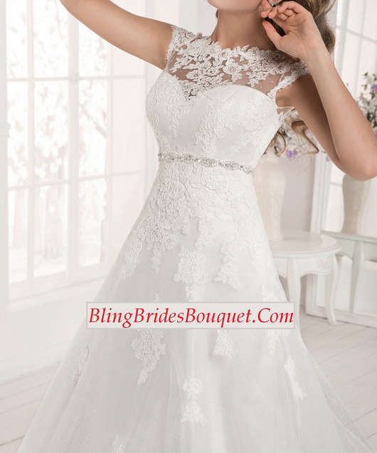 wedding dresses with cap sleeves and corset