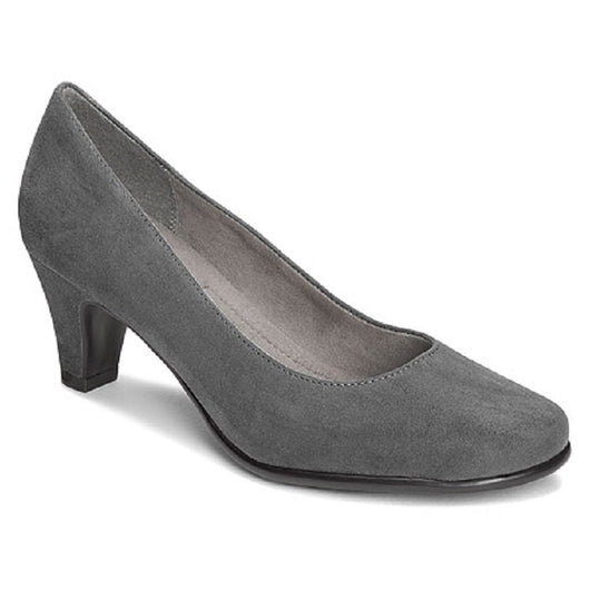 grey pumps womens